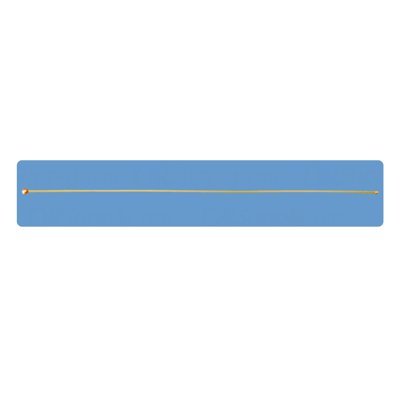 SunMed 16.5&quot; Hollow Copper Tube with Suction Port, Box of 3