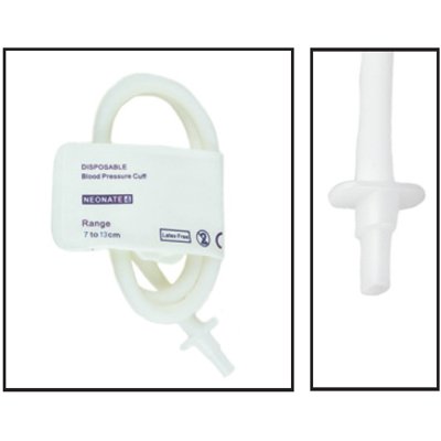Avante Brand -  NiBP Single Tube 7CM-13CM / 2.8IN-5.1N Neonatal Disposable Soft Fiber Blood Pressure Cuff Box of 10