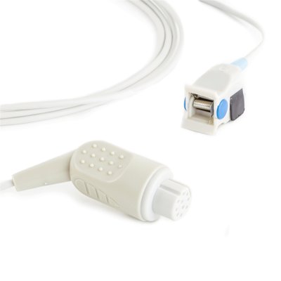 GE Datex-Ohmeda Pediatric Hard Shell Finger SpO2 Sensor 10 Pin Connector 10FT/3M Cable GE Compatible