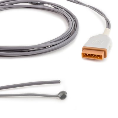 GE Marquette Adult Skin &amp; General Dual Channel Temperature Cable