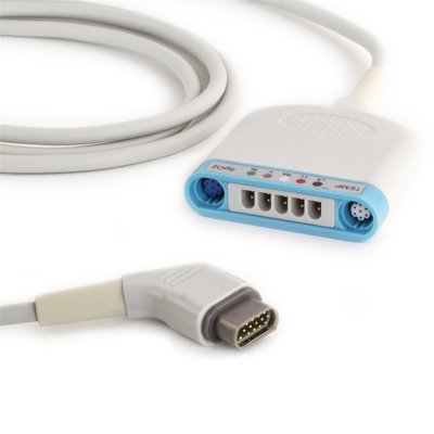 Siemens 16 Pin to 5 Lead Multi-Link ECG Trunk Cable