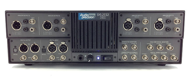 Audio Precision SYS-2722 System Two Cascade Audio Analyzer, Dual Domain