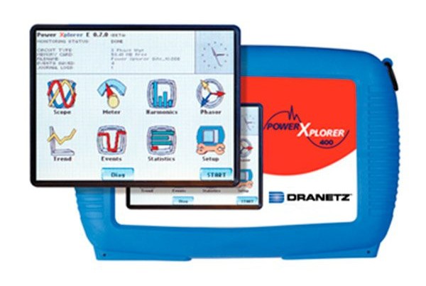 Dranetz-BMI POWERXPLORER PX5-400 Power Quality Analyzer, 50/60 and 400 Hz