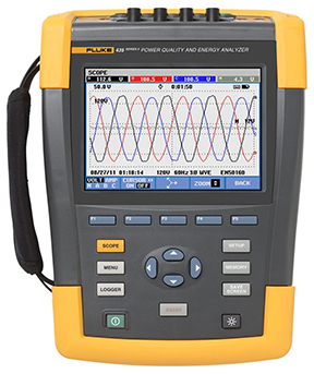 Fluke 435-II Power Quality Analyzer, 3 Phase
