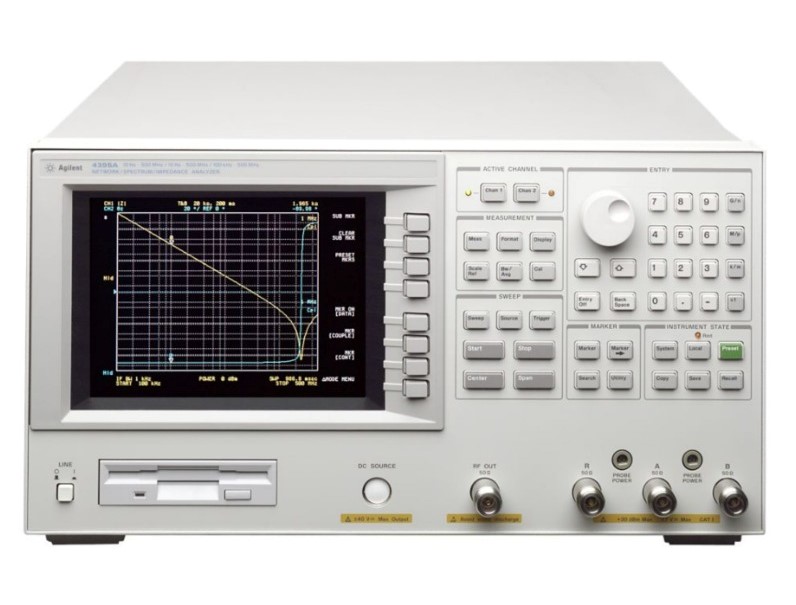 Keysight / Agilent 4395A Spectrum / Network / Impedance Analyzer, 10 Hz - 500 MHz
