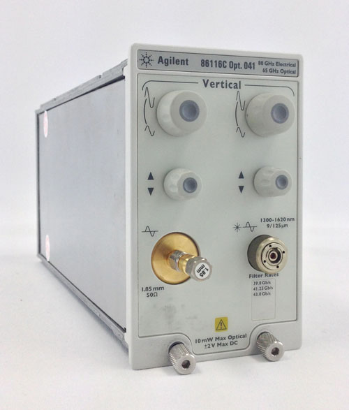 Keysight / Agilent 86116C Plug-in Module, 40 to 65 GHz Optical and 80 GHz Electrical