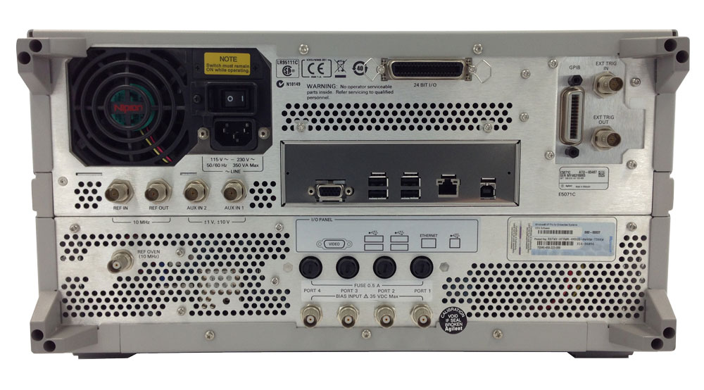 Keysight / Agilent E5072A Network Analyzer, 30 kHz to 4.5 GHz or 8.5 GHz