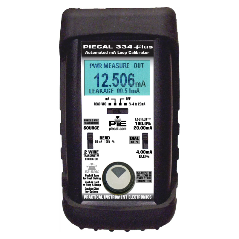 PIE 334PLUS Automated 4-20 Milliamp Loop Calibrator