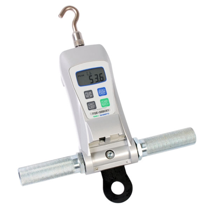 Shimpo FGE-500HXY High Capacity Digital Force Gauge, 500 lb