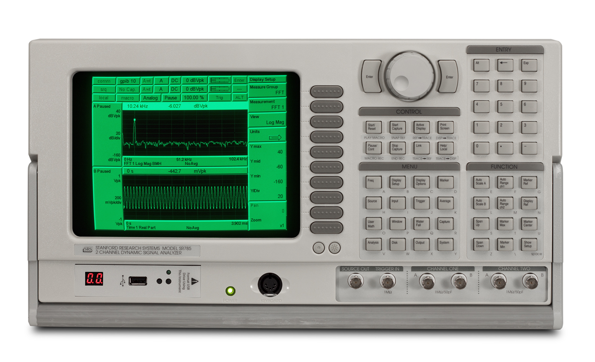 Stanford Research SR785 Dynamic Signal Analyzer, DC - 102.4 kHz, 2 Ch.